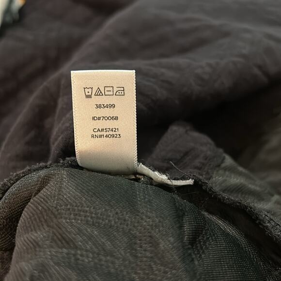 Ann Taylor LOFT quilted drop waist black sweatshirt dress, size med - Picture 9 of 9